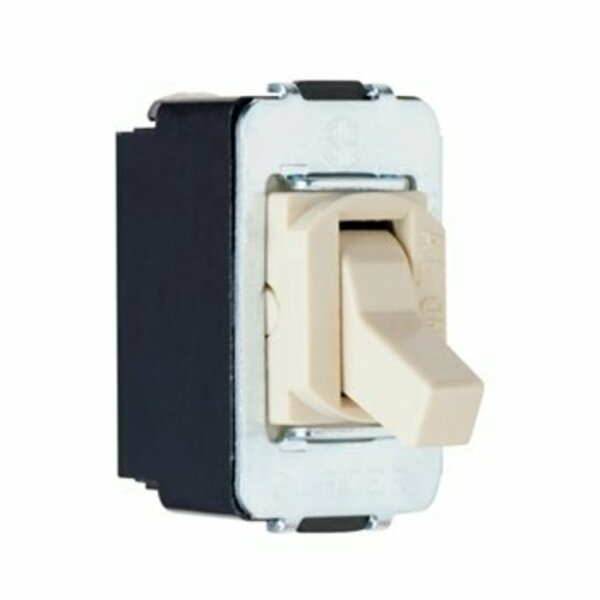 Pass & Seymour Legrand ACD3I Switch, 15A, 120/277 V, 3 Position, Screw Terminal, Thermoplastic Housing Material, Ivory ACD3-I
